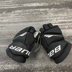 Black Junior Bauer Lil Sport Gloves 11" (Used)