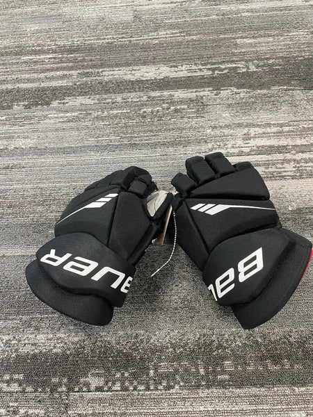 Black Junior Bauer Lil Sport Gloves 11" (Used)