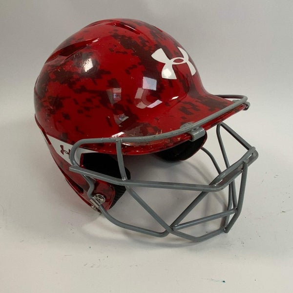 Under Armour UABH2-100 Medium 6 1/2" to 7 1/2" Senior Softball Batting Helmet
