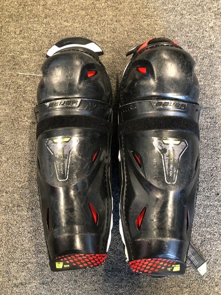 Senior Bauer Vapor Hyperlite Shin Pads 13" (Used)
