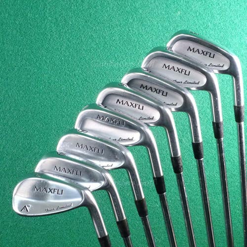 Maxfli A10 Tour Limited 3-PW Iron Set TT Dynamic Gold S300 Steel Stiff *READ*