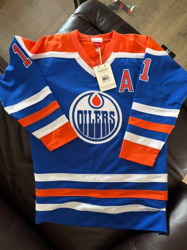 Mitchell & Ness Mark Messier Edmonton Oilers Jersey XL NWT