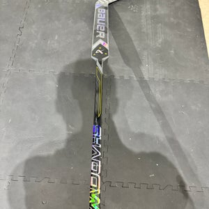 Senior Bauer Shadow Full Right Goalie Stick 25" Paddle  (Used)