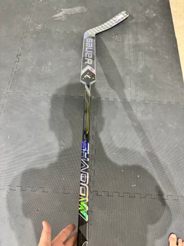 Senior Bauer Shadow Full Right Goalie Stick 25" Paddle  (Used)