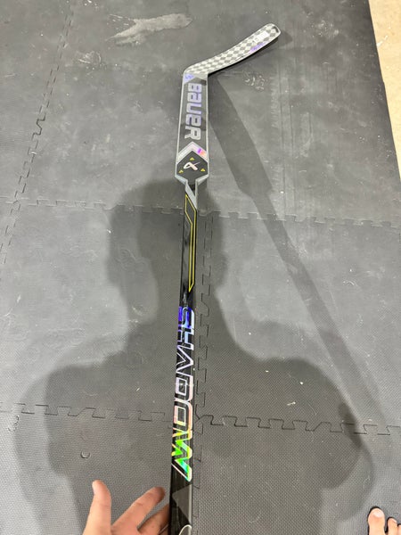 Senior Bauer Shadow Full Right Goalie Stick 25" Paddle  (Used)