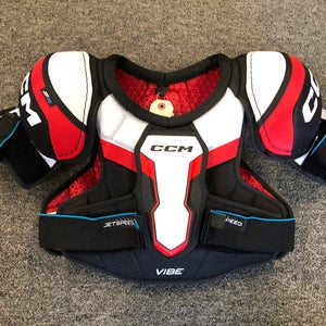 Large Junior CCM Vibe Shoulder Pads (New)