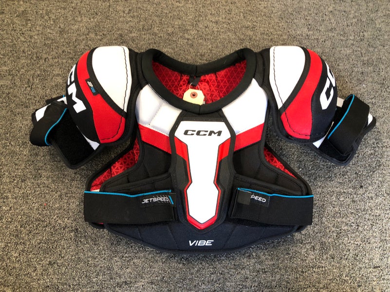Large Junior CCM Vibe Shoulder Pads (New)