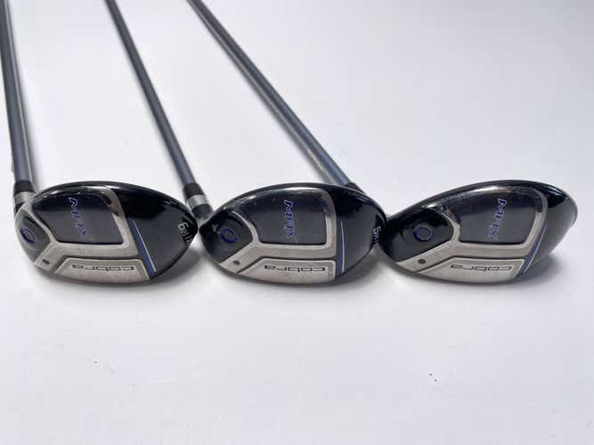 Cobra MAX Hybrid Set 4 5 6 22* 25* 28* Matrix White Tie X4 Senior Mens RH