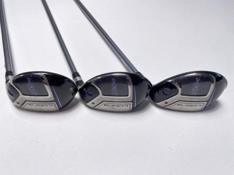 Cobra MAX Hybrid Set 4 5 6 22* 25* 28* Matrix White Tie X4 Senior Mens RH