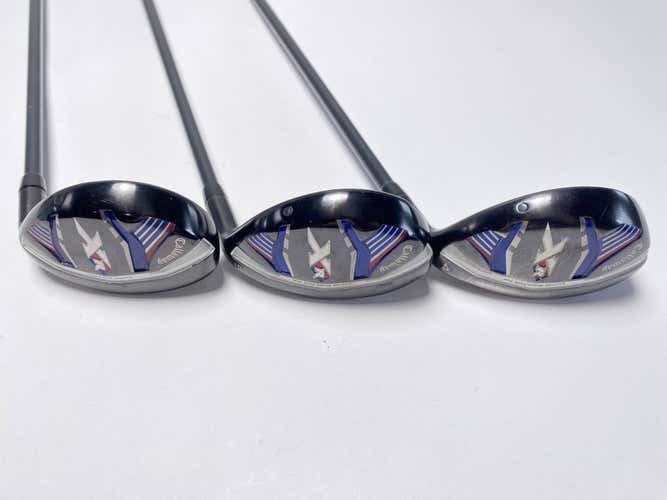 Callaway XR Hybrid Set 4 5 6 22* 25* 28* Project X 5.5 50g Regular Mens RH