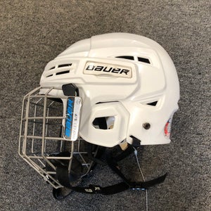 White Small Bauer IMS 5.0 Helmet (Used)