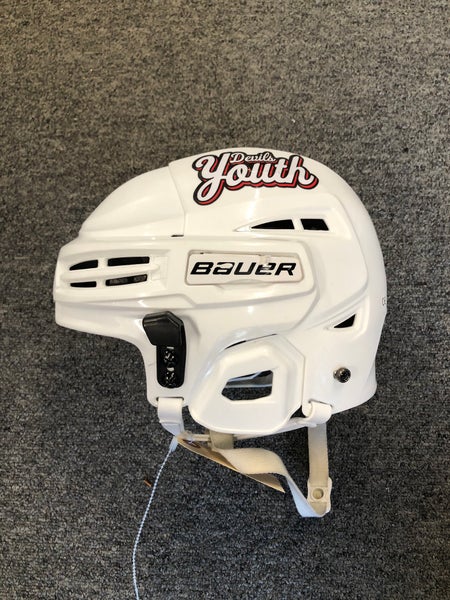 White Small Bauer IMS 5.0 Helmet (Used)