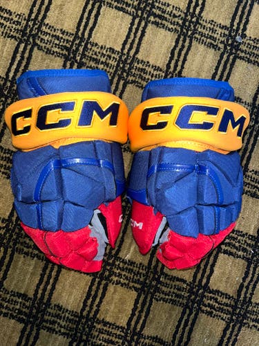 CCM HG12 PRO STOCK GLOVES DEVILS REVERSE RETRO 13”