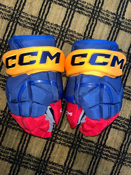 CCM HG12 PRO STOCK GLOVES DEVILS REVERSE RETRO 13”