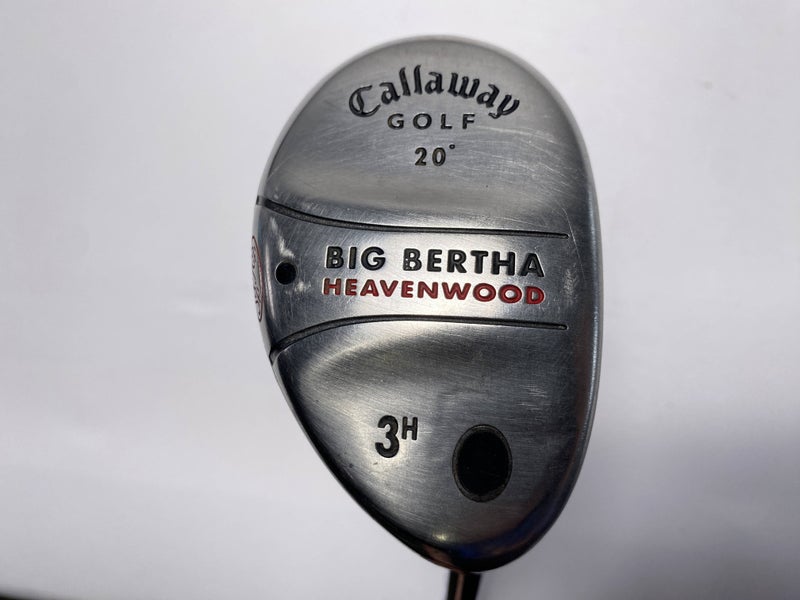 Callaway Big Bertha Heavenwood 3 Hybrid 20* RCH 75w Stiff Steel Mens RH