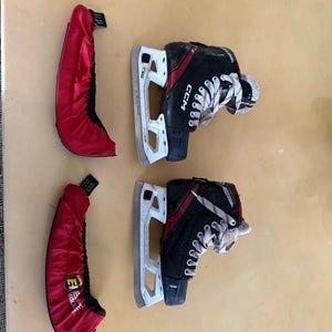 CCM EFLEX 6.5 Hockey Goalie Skates Size 4 (Used)
