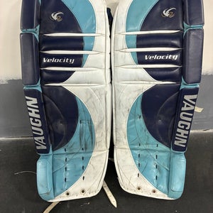 34" Senior Vaughn Velocity V2 Goalie Leg Pads (Used)