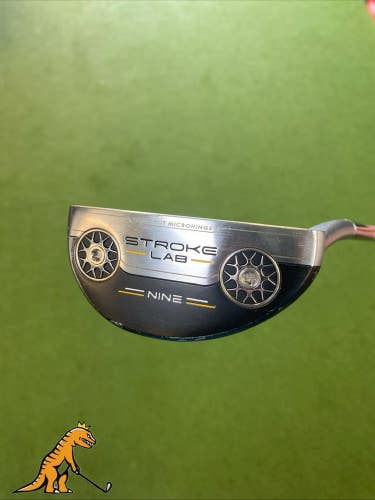 Used RH Odyssey Stroke Lab Nine 34.5 Blade Putter + HC