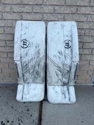 33" +1.5 Senior Warrior Ritual G5 Goalie Leg Pads (Used)