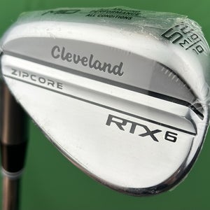 Cleveland RTX 6 Tour Satin Gap GW Wedge 52-10* LEFT Hand Steel DG Spinner LH NEW