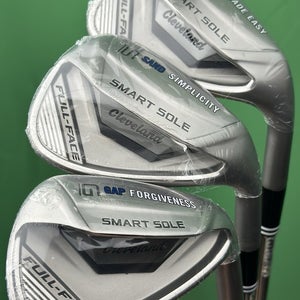 Cleveland 2024 Smart Sole Full Face Wedge Set Right Hand Steel GW, SW, LW NEW!