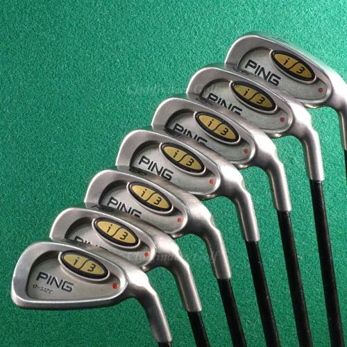 Ping i3 O-Size Red Dot 4-PW Iron Set Factory Aldila 350 Series Graphite Regular