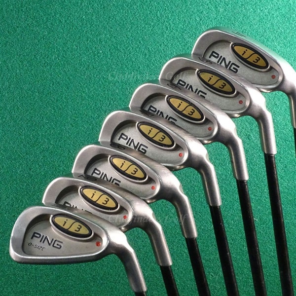 Ping i3 O-Size Red Dot 4-PW Iron Set Factory Aldila 350 Series Graphite Regular
