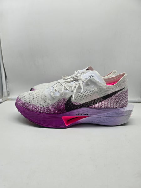 NEW Nike ZoomX VaporFly Next% 3 NBY DV4129-104 White Purple Mens Size 15