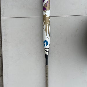 White 2017 DeMarini CF9 Composite Bat (-10) Composite 23 oz 33" (Used)
