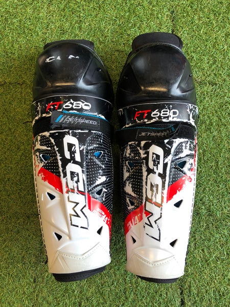 Senior CCM Jetspeed FT680 Shin Pads 14" (Used)
