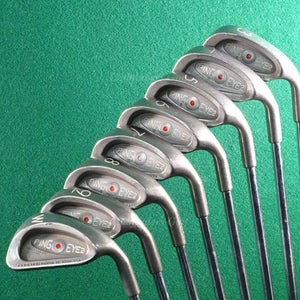 Ping Eye 2 Plus Red Dot 3-PW Iron Set Karsten KT-M Steel Stiff