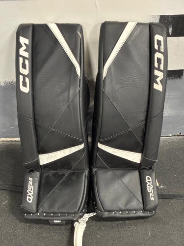 26" Junior CCM Axis 2.5 Goalie Leg Pads