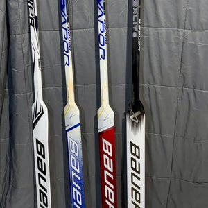 Used 4 pack bundle—Bauer Goalie Sticks 27" Paddle