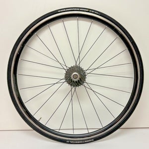 Vuelta 10-Speed 24-Bladed Spoke Black Aluminum 700C Rear Wheel Dura-Ace Cassette
