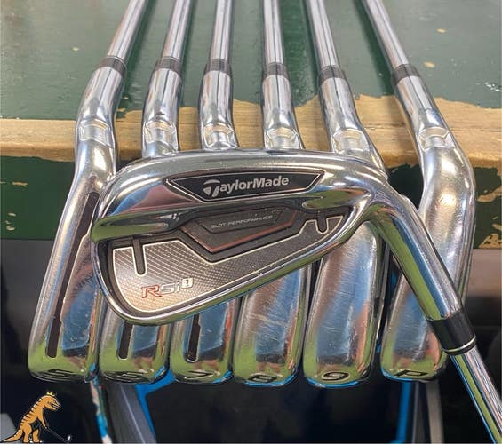 Used TaylorMade RSi1 Iron Set 4-PW KBS Tour Stiff Flex Steel