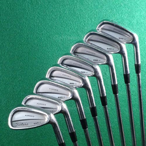 Titleist 690.CB Forged 3-PW Iron Set True Temper Dynamic Gold S300 Steel Stiff