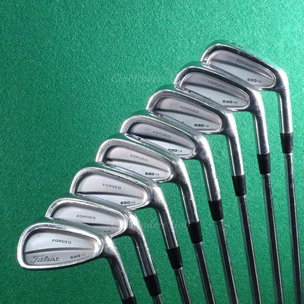 Titleist 690.CB Forged 3-PW Iron Set True Temper Dynamic Gold S300 Steel Stiff