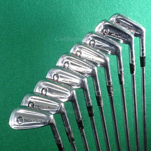 VINTAGE Ben Hogan Apex II Black Cameo 2-EW Iron Set Factory Apex 4 Steel Stiff