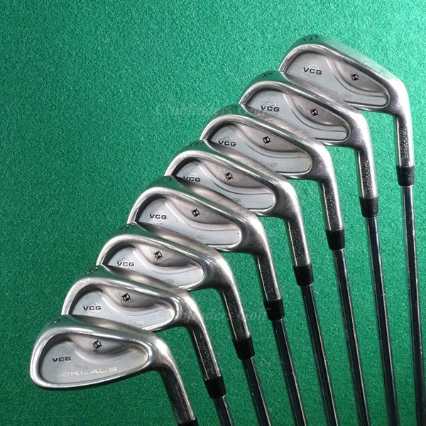 Nicklaus VCG Cryogenic Supersteel 3-PW Iron Set Crank Shaft Steel Uniflex