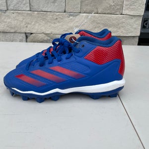 Blue Kid's Size M 2.0 (W 3.0) Youth Adidas Adizero High Top Footwear (Used)