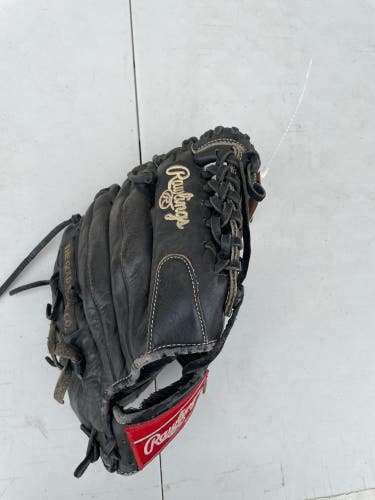 Black Rawlings Gamer RH Infield Baseball Glove 12" (Used)