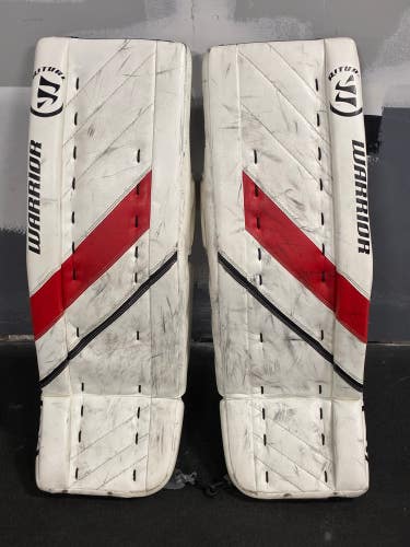 32" Intermediate Warrior Ritual G4 Goalie Leg Pads (Used)