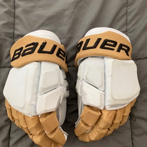 Vegas Golden Knights Shea Theodore Pro Stock Bauer Supreme Ultrasonic Pro Gloves