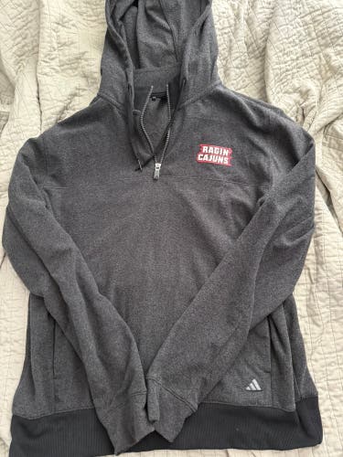 TEAM ISSUE UL RAGIN CAJUNS QUARTER ZIP LARGE