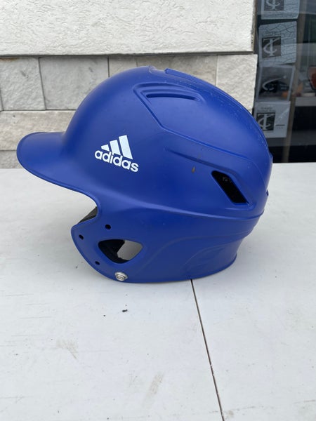 Blue Adidas Triple Stripe Junior Batting Helmet (Used)