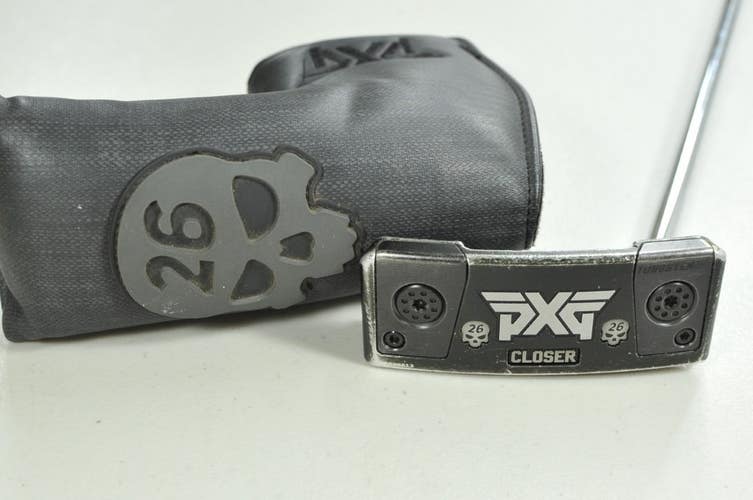 LEFT HANDED PXG Battle Ready Closer 34" Putter Steel with Head Cover  # 199917