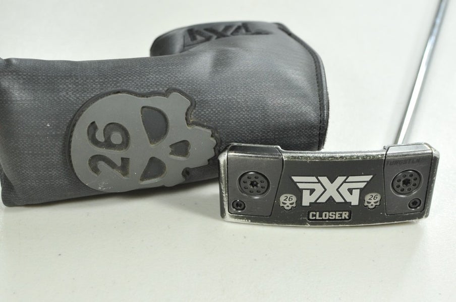 LEFT HANDED PXG Battle Ready Closer 34" Putter Steel with Head Cover  # 199917