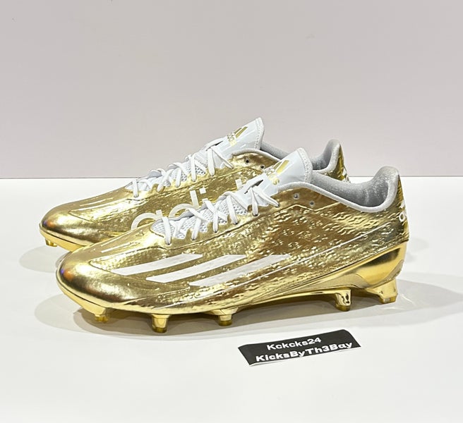 Adidas Adizero 5 Star 4.0 Football Cleats Gold Size 11.5 Mens B72805 NEW