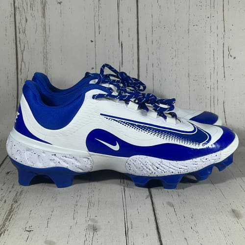 Nike Alpha Huarache Elite 4 Low MCS White Blue Men's Size 10 FD6255-106