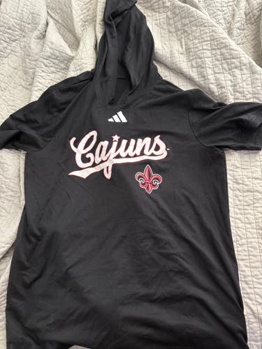 COLLEGE ISSUE UL RAGIN CAJUNS SHORT SLEEVE HOODIE